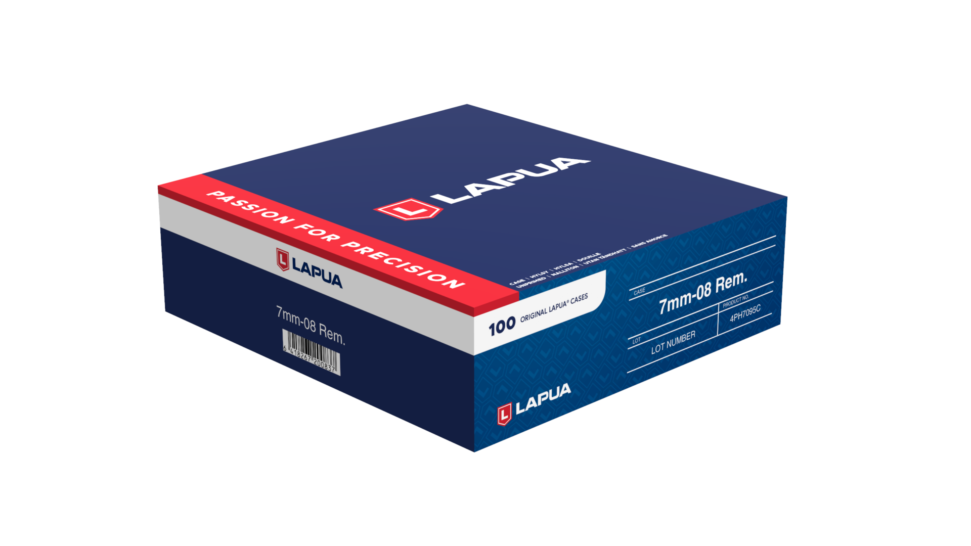 Lapua brass 7-08 Rem 100