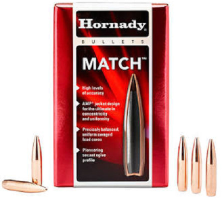Hornady 308 168gr BTHP Match bullets