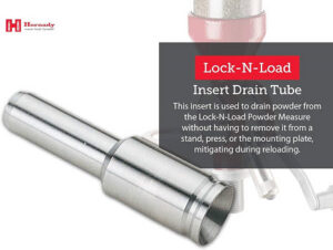 Hornady Powder drain insert